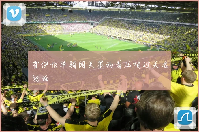 霍伊伦单骑闯关墨西哥压哨过关名场面