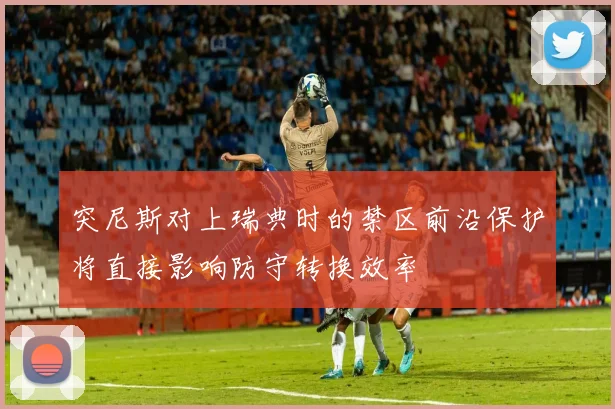 突尼斯对上瑞典时的禁区前沿保护将直接影响防守转换效率